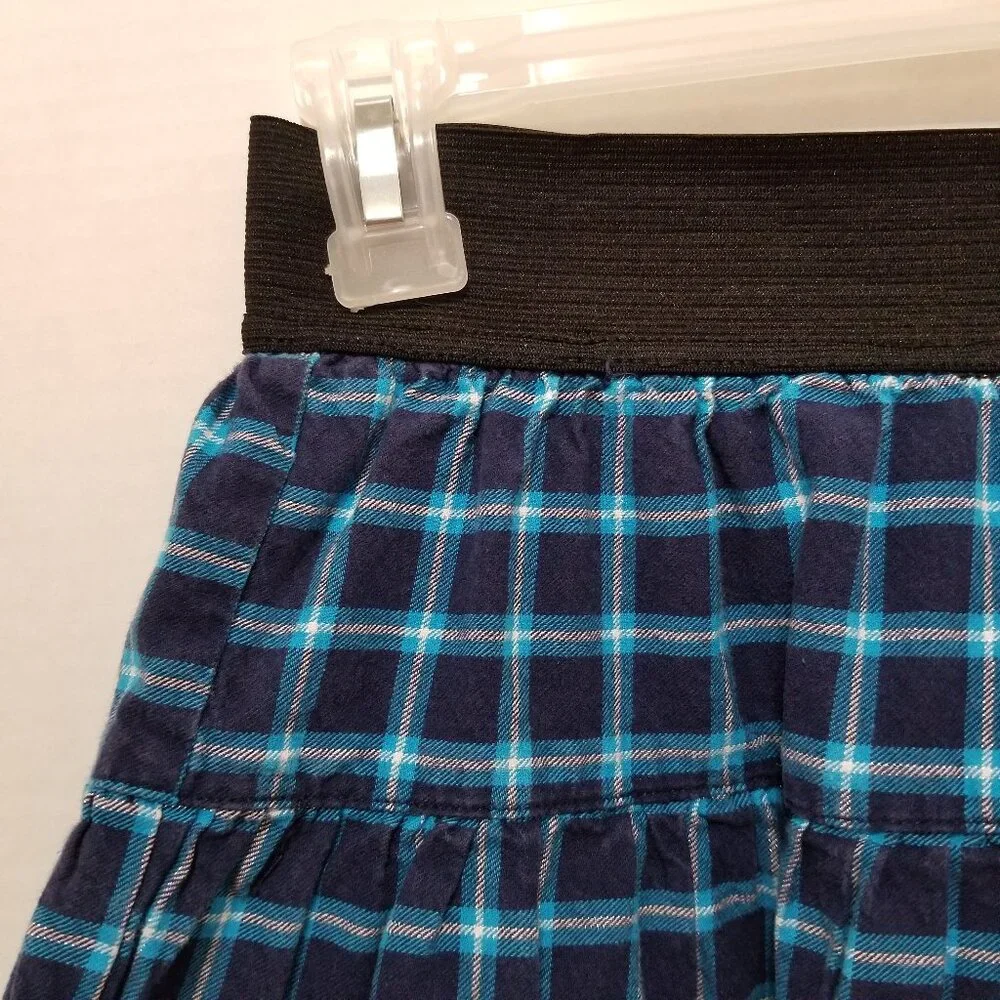 Justice skort 10 plaid metallic schoolgirl mini academia cotton checks